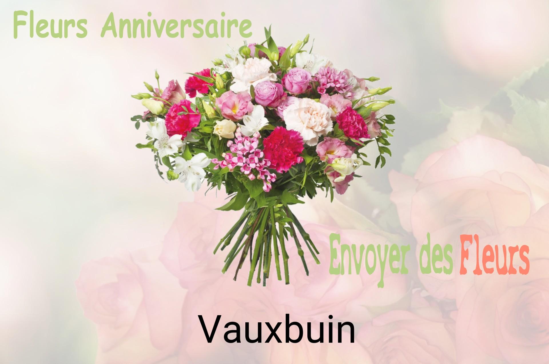 Bouquet de fleurs d’anniversaire livré à Vauxbuin