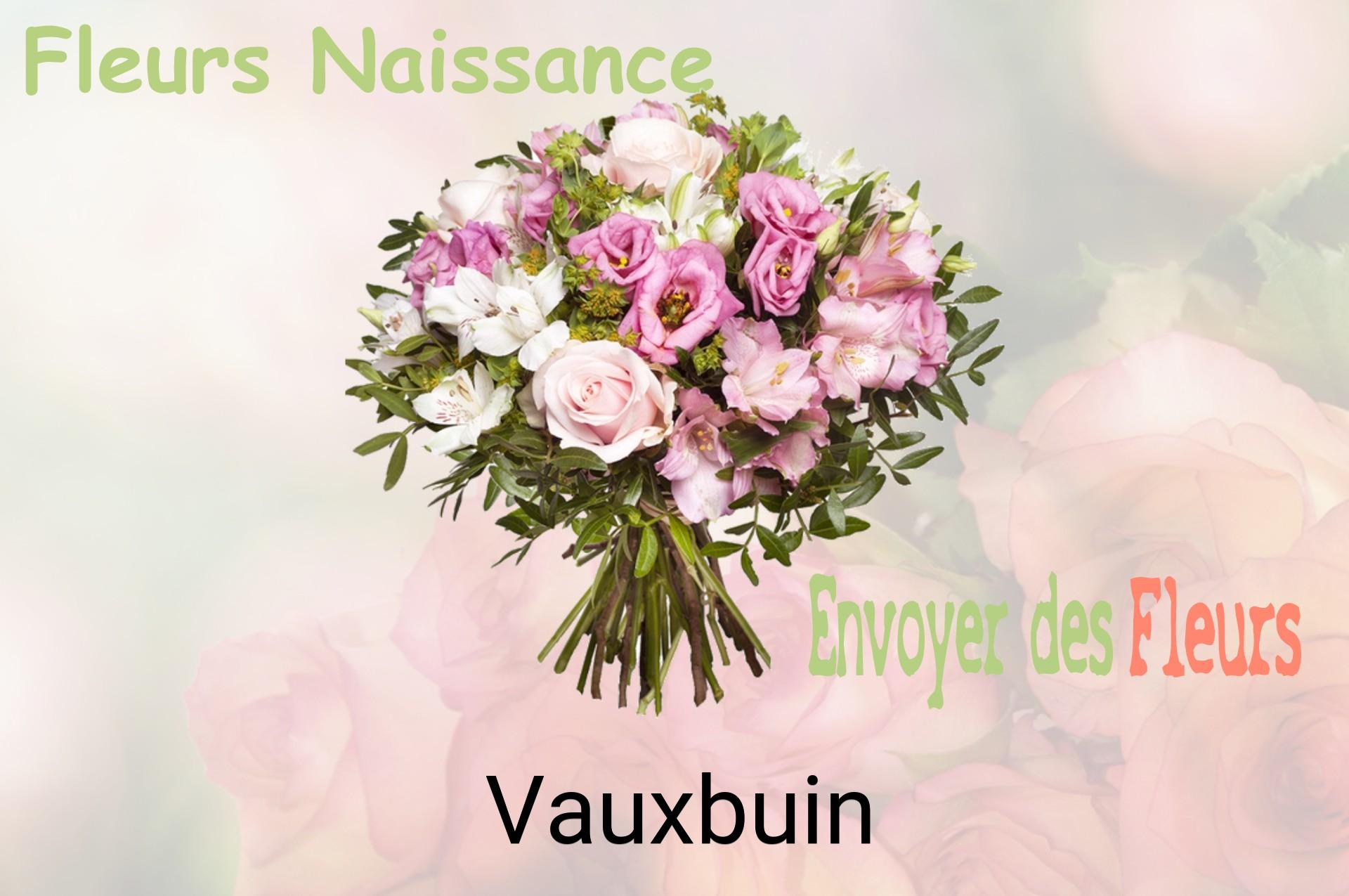 Bouquet de fleurs de naissance livré à Vauxbuin